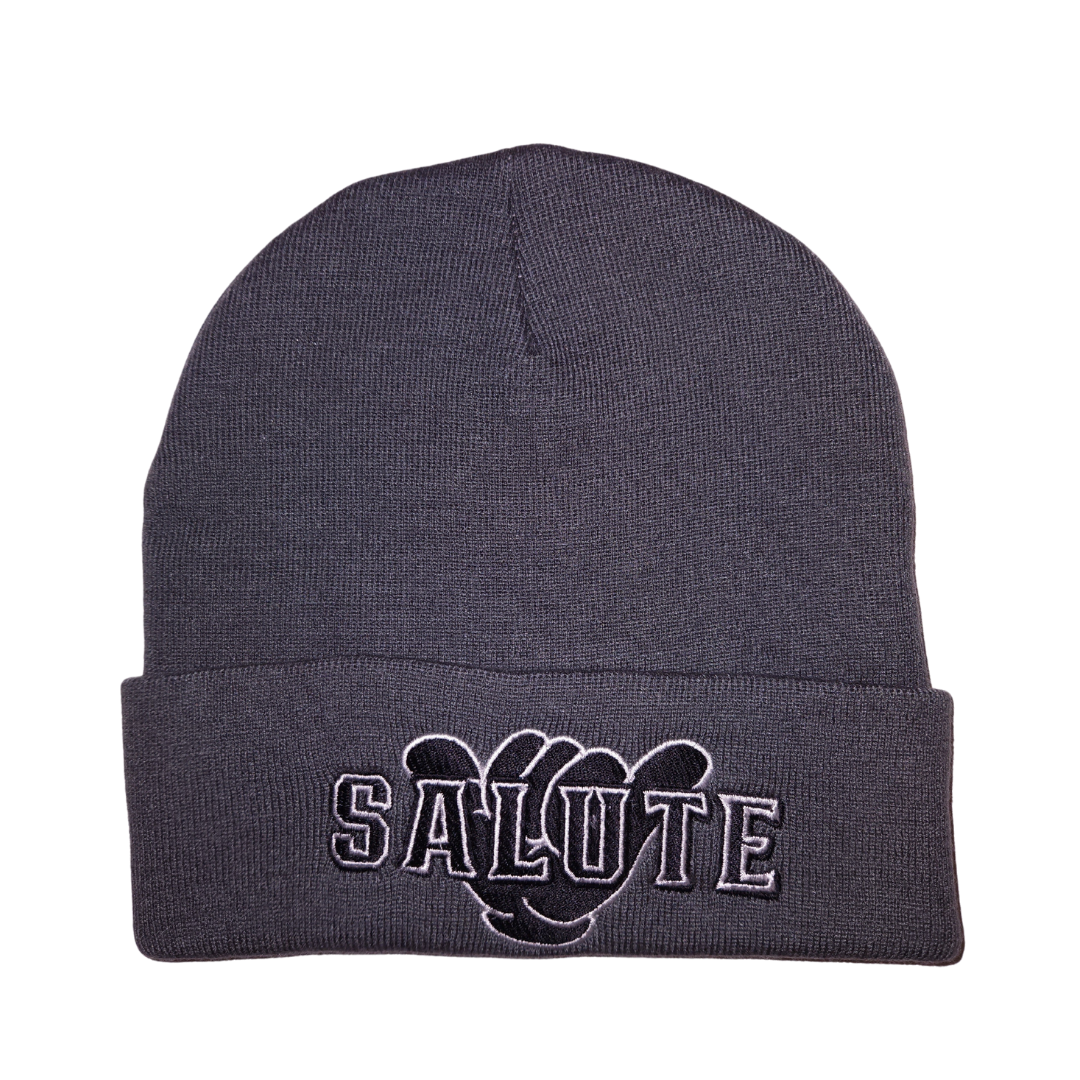 Grey SALUTE Beanie