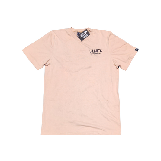 Salute Clothing Co. Tan Tee