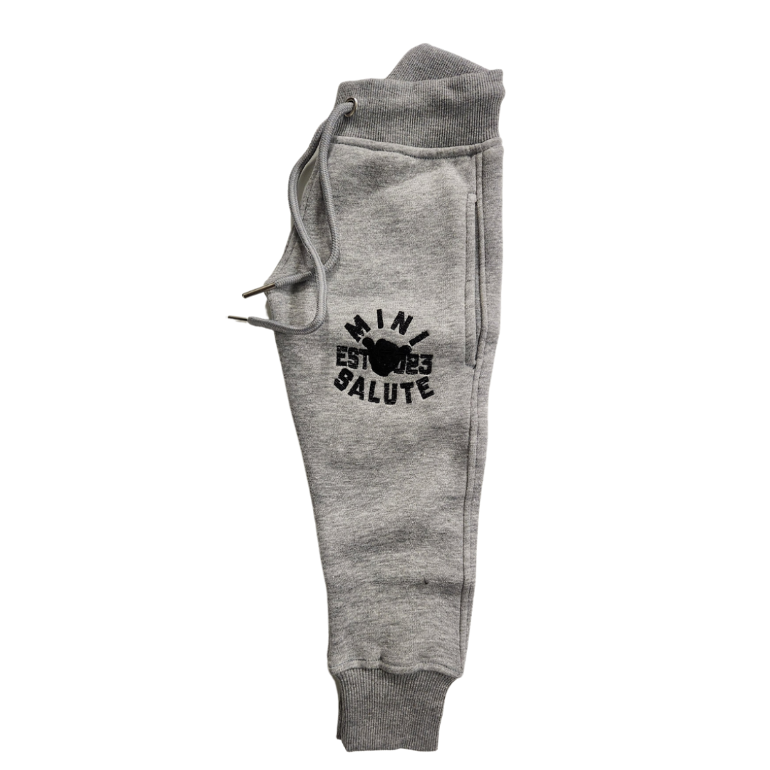 Kids Grey Mini Salute Tracksuit