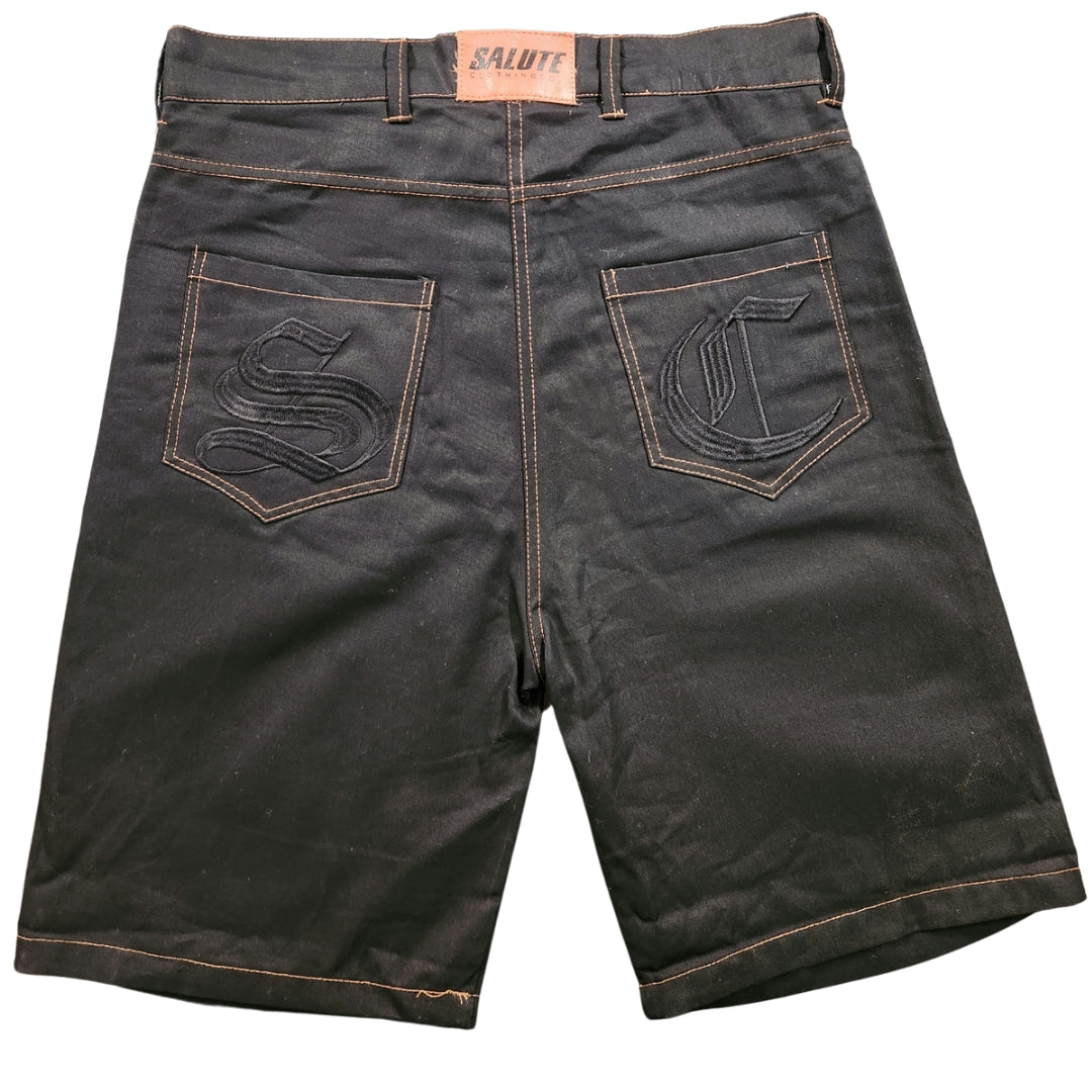 Black Jean Short