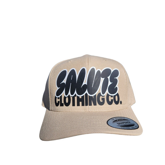 Tan Salute Snapback