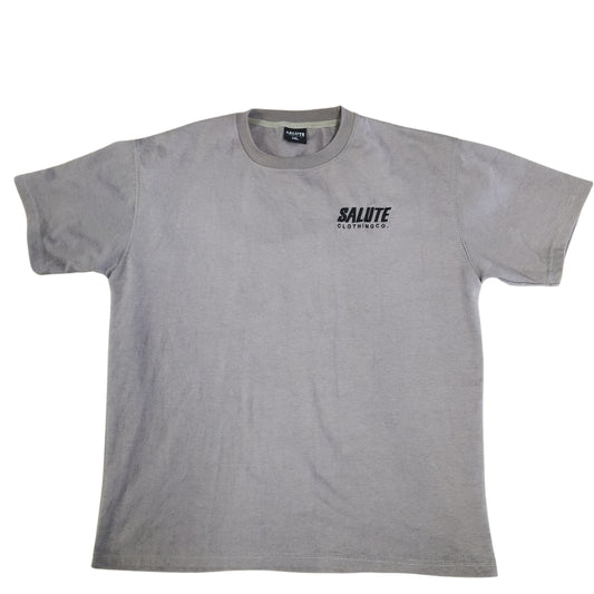Grey Salute Logo Tee